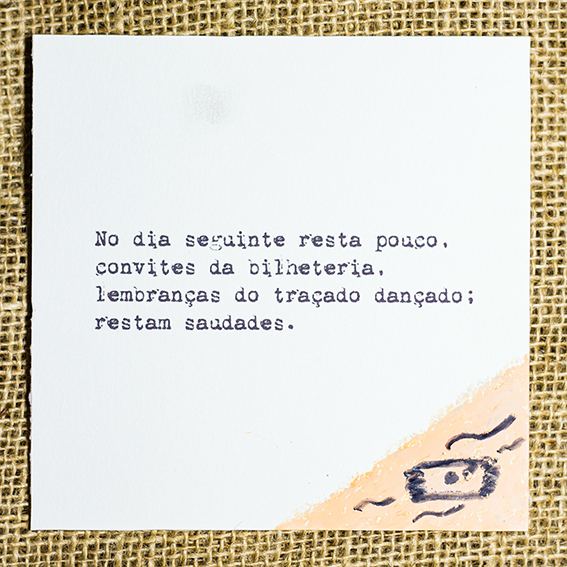 Folhas, folhas e gotas de sol - Bailado Terminado